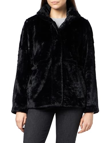 VERO MODA Damen VMSONJAHOLLY Short Faux FUR Jacket BOOS Jacke, Black, M von VERO MODA