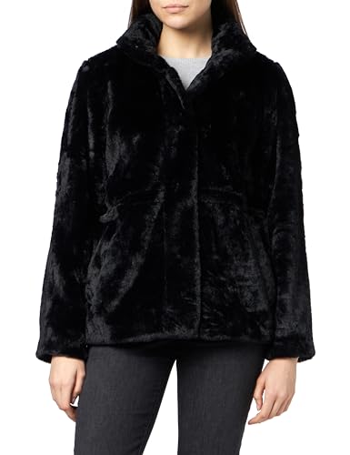 VERO MODA Damen VMSONJAHOLLY Short Faux FUR Jacket BOOS Jacke, Black, XL von VERO MODA