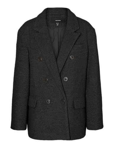 VERO MODA Damen VMSWAN Edie Jacket Boo Jacke, Black, XS von VERO MODA
