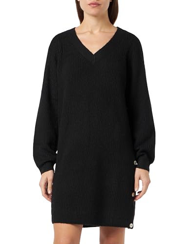 VERO MODA Damen VMTINI LS V-Neck Short Dress Boo Kleid, Black, XS VERO MODA Damen VMTINI LS V-Neck Short Dress Boo Kleid, Black, XS von VERO MODA