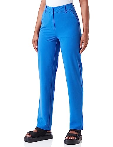 VERO MODA Damen VMZELDA HR Straight Pant NOOS Anzughose, Beaucoup Blue, 34/34 von VERO MODA