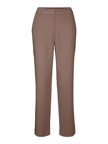 VERO MODA Damen Hose 10261257 Brown Lentil 34-30 von VERO MODA