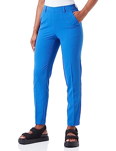 VERO MODA Damen VMZELDAMAYA MR Tapered Pant Hose, Beaucoup Blue, 36/30 von VERO MODA