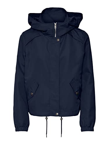 VERO MODA Damen VMZOA Short NOOS Parka, Navy Blazer, M von VERO MODA