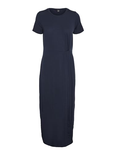 VERO MODA Damen Vmava Lulu Ancle Dress Ga Petite Kleid, Navy Blazer, L Petite EU von VERO MODA