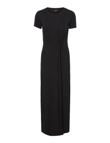 VERO MODA Damen Vmava Lulu Ancle Dress Ga Petite Kleid, Schwarz, L Petite EU von VERO MODA