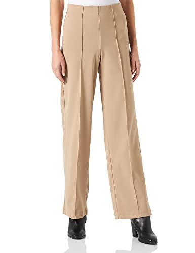 VERO MODA Damen Vmbecky Hr Wide Pull On Pant Noos Hose, Silver Mink, XS / 34L EU von VERO MODA