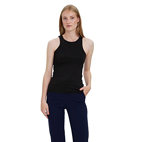 VERO MODA Damen Vmbianca Sl Noos Tanktop, Schwarz, L EU von VERO MODA