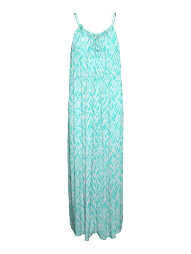 VERO MODA Damen Vmclaire Menny Singlet Maxi Dress WVN Ga Kleid, Limpet Shell/AOP:Claire, XL EU von VERO MODA