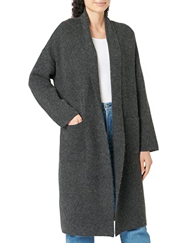 VERO MODA Damen Vmcody Coatigan Ga Noos Pullover, Dark Grey Melange, M EU von VERO MODA