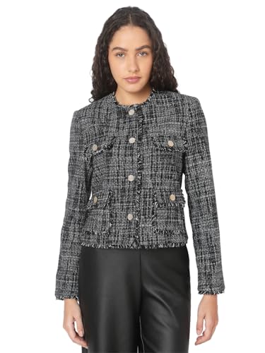 VERO MODA Damen VMDEA Short Jacket Kurzjacke, Black, M von VERO MODA