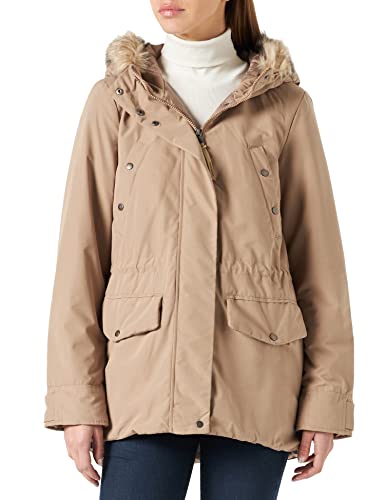 VERO MODA Damen Vmdemi Parka Boos Jacke, Silver Mink, XS EU von VERO MODA