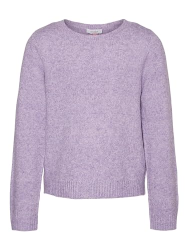 VERO MODA Damen Vmdoffy Ls O-Neck Blouse Ga Girl Noos, Sand Verbena/Detail:Melange, 52-54 VERO MODA Damen Vmdoffy Ls O-Neck Blouse Ga Girl Noos, Sand Verbena/Detail:Melange, 52-54 von VERO MODA
