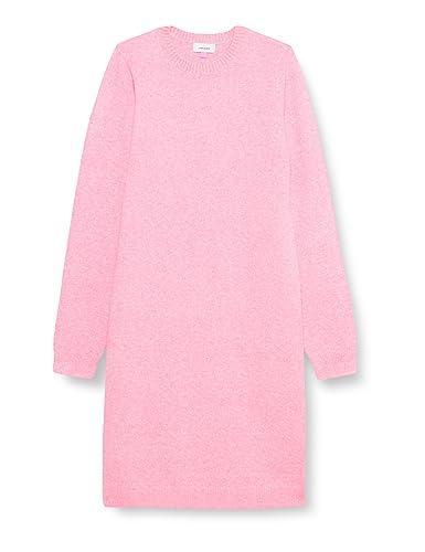 VERO MODA Damen Vmdoffy Ls O-neck Dress Ga Girl Noos, Sachet Pink/Detail:melange, 50 von VERO MODA