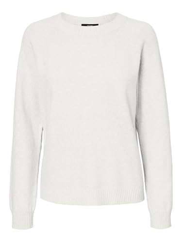 VERO MODA Damen Pullover 10221006 Snow White S von VERO MODA
