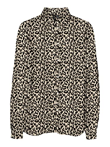 VERO MODA Damen Vmeasy Ls Shirt R1 WVN Ga Hemd, Irish Cream/AOP:dina, XS EU VERO MODA Damen Vmeasy Ls Shirt R1 WVN Ga Hemd, Irish Cream/AOP:dina, XS EU von VERO MODA