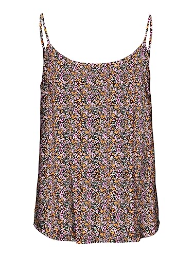 VERO MODA Damen Vmeasy Singlet R1 WVN Ga Top, Radiant Yellow/AOP:Cille, XS EU von VERO MODA