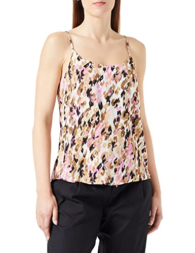 VERO MODA Damen Vmeasy Singlet R1 WVN Ga Top, Tigers Eye/AOP:ina, XS EU VERO MODA Damen Vmeasy Singlet R1 WVN Ga Top, Tigers Eye/AOP:ina, XS EU von VERO MODA