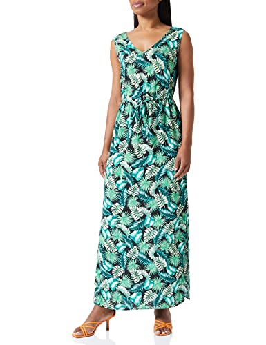 VERO MODA Damen Vmeasy Sl Tank Dress R1 WVN Ga Maxikleid, Amazon/AOP:Palm, M EU von VERO MODA