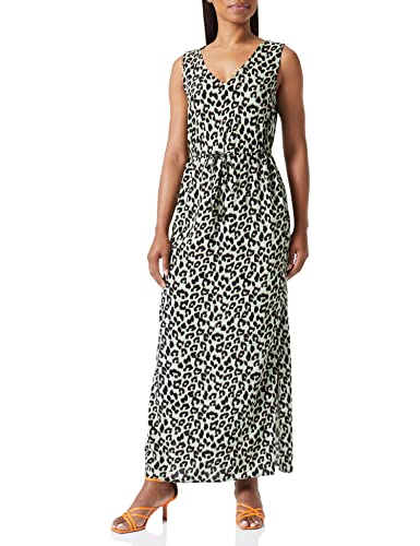 VERO MODA Damen Vmeasy Sl Tank Dress R1 WVN Ga Maxikleid, Reseda/AOP:dina, M EU von VERO MODA