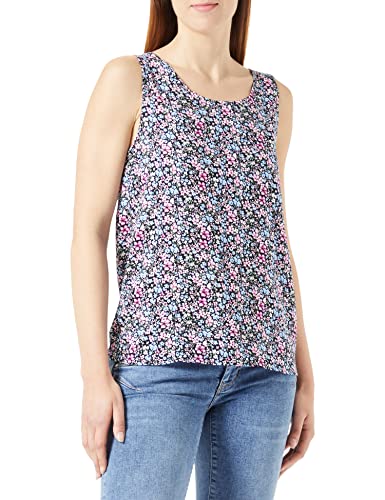 VERO MODA Damen Vmeasy Sl Tank R1 WVN Ga Top, Blau (Little Boy Blue/Aop:cille), S von VERO MODA