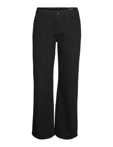 VERO MODA Damen Vmelly Mr Wide Jeans Blk Noos Jeanshose, Black/Detail:VI1110, L / 34L VERO MODA Damen Vmelly Mr Wide Jeans Blk Noos Jeanshose, Black/Detail:VI1110, L / 34L von VERO MODA