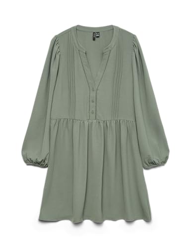 VERO MODA Damen Vmemma Ls Lace Dress WVN Ga Noos, Laurel Wreath,L von VERO MODA