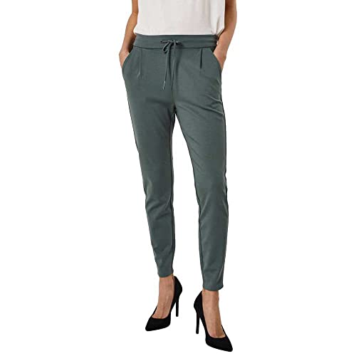 VERO MODA Damen Vmeva Mr Loose String Pants Noos Hose, Balsam Green, S / 34L von VERO MODA