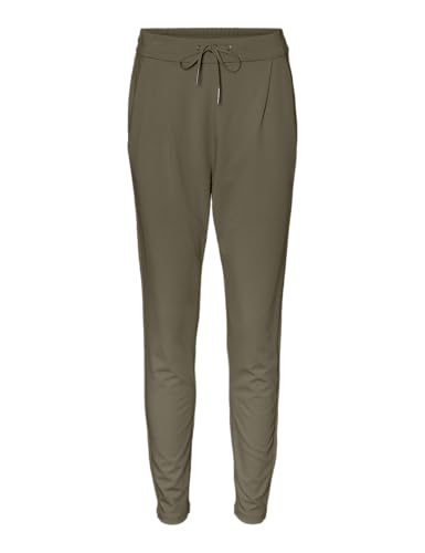VERO MODA Damen Vmeva Mw Loose String Pant Ga Noos Stoffhose, Capers, S / 30L EU von VERO MODA