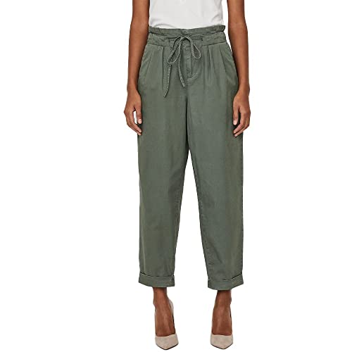 VERO MODA Damen Vmevany Hr Loose String Ankle Pant Hose, Laurel Wreath, S 32L EU von VERO MODA