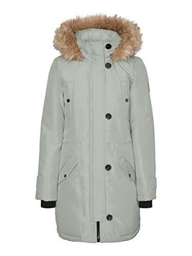 VERO MODA Damen Vmexcursionexpedition 3/4 Parka Ga Noos Anorak, Mineral Gray, L EU von VERO MODA