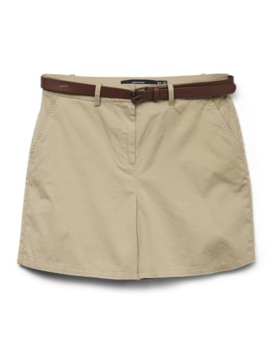 VERO MODA Damen Vmfederica Mw Chino Shorts, Twill, S von VERO MODA