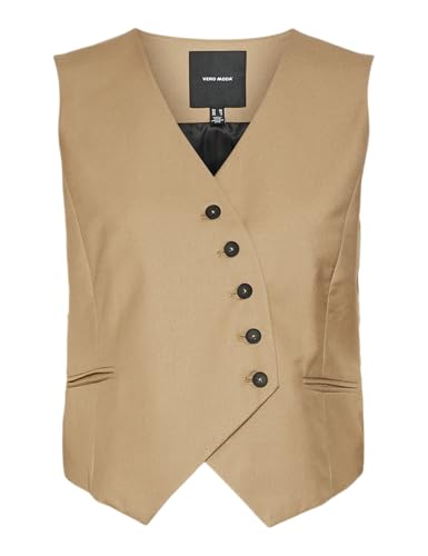 VERO MODA Damen VMHAILEY SL Waistcoat Anzugweste, Tigers Eye, 38 VERO MODA Damen VMHAILEY SL Waistcoat Anzugweste, Tigers Eye, 38 von VERO MODA