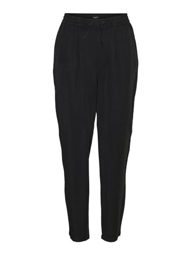 VERO MODA Damen Vmharper Mr Tapered Pull On Pants Hose, Black Denim, XS / 32L EU VERO MODA Damen Vmharper Mr Tapered Pull On Pants Hose, Black Denim, XS / 32L EU von VERO MODA
