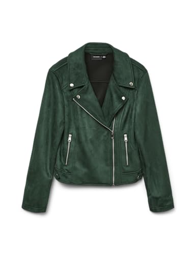 VERO MODA Damen Vmjose Short Faux Suede Jacket Noos, Pine Grove, m von VERO MODA
