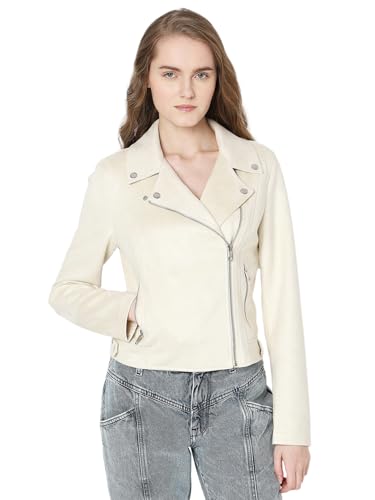 VERO MODA Damen Vmjose Short Faux Suede Jacket Noos Jacke, Birch, L von VERO MODA
