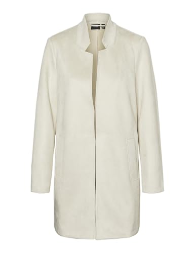 VERO MODA Damen Vmjosefreja Fauxsuede Jacket Boo Jacke, Oatmeal, L von VERO MODA