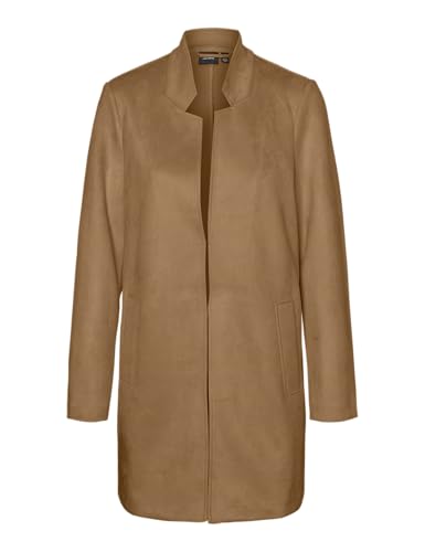 VERO MODA Damen Vmjosefreja Fauxsuede Jacket Boo Jacke, Tigers Eye, L von VERO MODA
