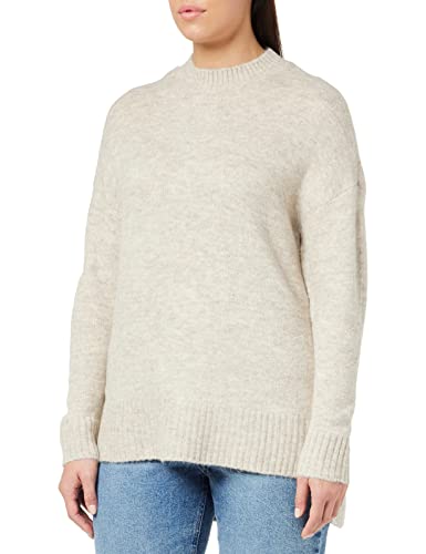 VERO MODA Damen Vmlefile Oversize Boxy Blouse Ga Noos Pullover, Birch, XL EU von VERO MODA