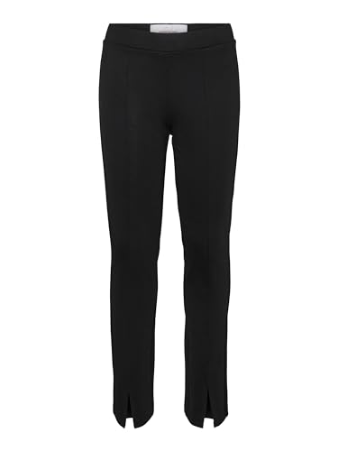 VERO MODA Damen Vmlolucca Hw Slit Pant Girl Noos, Schwarz, 128 von VERO MODA