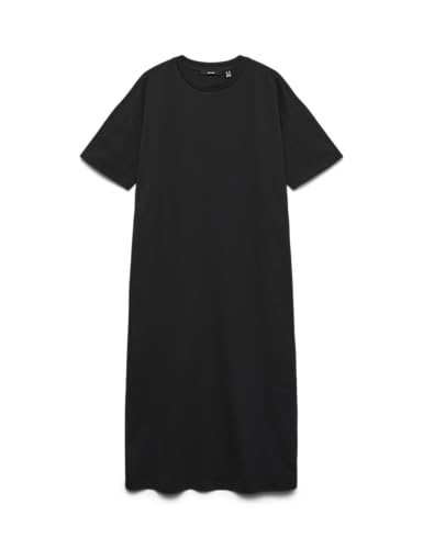 VERO MODA Damen Vmluna Singlet Ankle Dress Noos T-Shirt, Schwarz, XL EU von VERO MODA