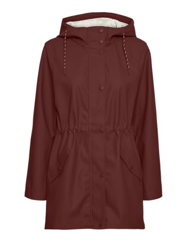 VERO MODA Damen VMMALOU Coated Jacket NOOS Kurzjacke, Fired Brick, S von VERO MODA
