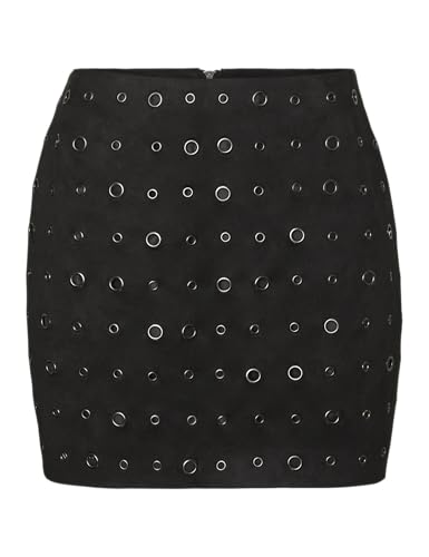 VERO MODA Damen Vmmalua Ls Short Faux Suede Skirt Minirock, XS von VERO MODA