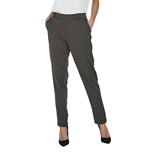 Vero Moda Damen Vmmaya Mr Loose Solid Noos Hose, Peat, L 32L EU von VERO MODA