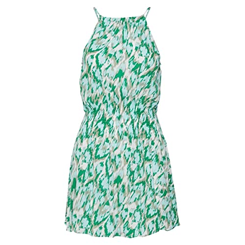 VERO MODA Damen Vmmenny Mini Halter Neck Dress WVN Ga Kleid, Limpet Shell/AOP:Mette, S EU von VERO MODA