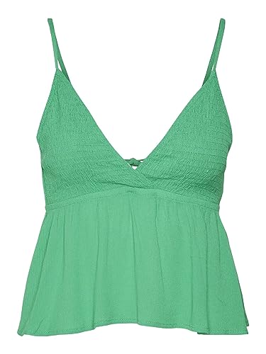 VERO MODA Damen Vmmenny Smock Singlet Top Wvn Ga, Bright Green, M von VERO MODA