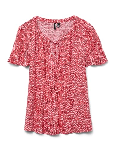 VERO MODA Damen Vmmenny String Ss Top WVN Ga, Dubarry, X-Large von VERO MODA