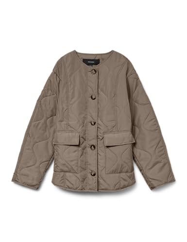 VERO MODA Damen Vmmillie Jacket Noos, Fossil, l von VERO MODA