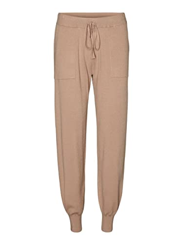 VERO MODA Damen Vmnancy Nw Pants Ga Noos Hose, Silver Mink, S EU von VERO MODA