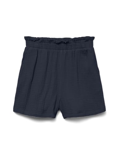 VERO MODA Damen Vmnatali Hw WVN Ga SPE Shorts, Navy Blazer, Small von VERO MODA